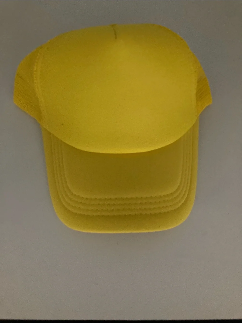 Kids Yellow Trucker Hat - Classic Mesh Cap